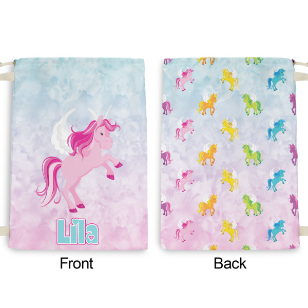 Custom Design - Large Laundry Bag - Front & Back View