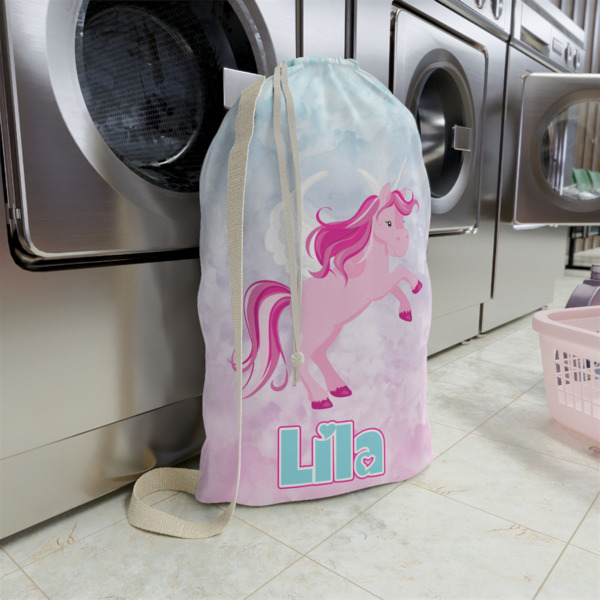 Custom Design - Large Laundry Bag - In Context
