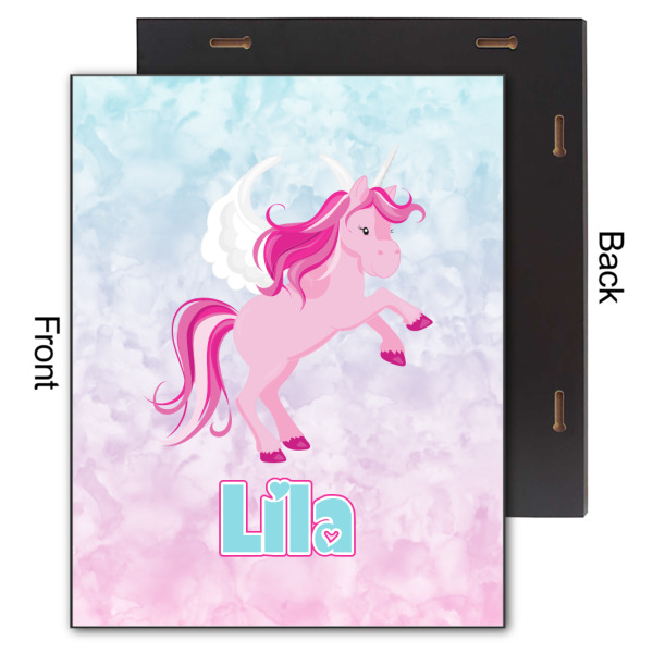 Custom Design - 11x14 Wood Print - Front & Back View