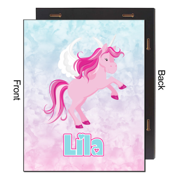 Custom Design - 16x20 Wood Print - Front & Back View