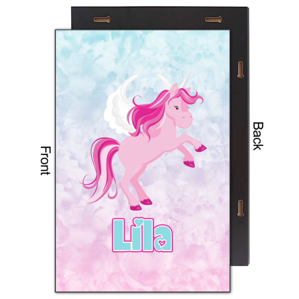 Custom Design - 20x30 Wood Print - Front & Back View