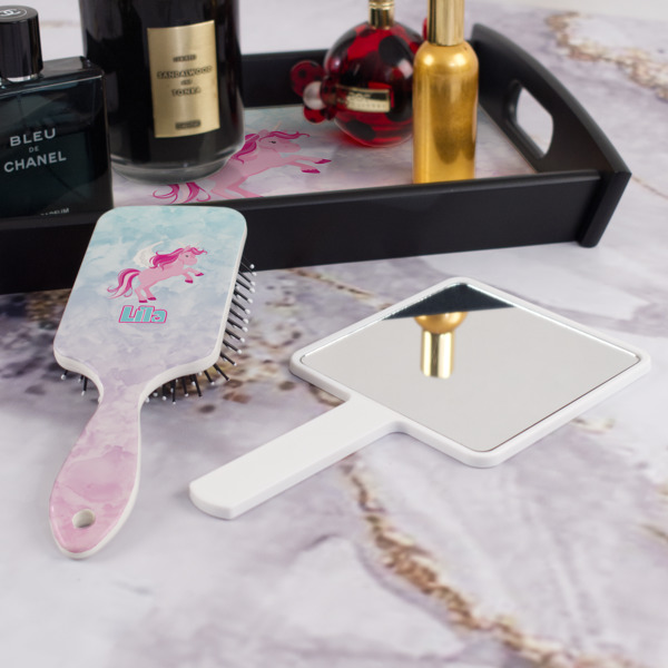 Custom Design - Hair Brush - With Hand Mirror