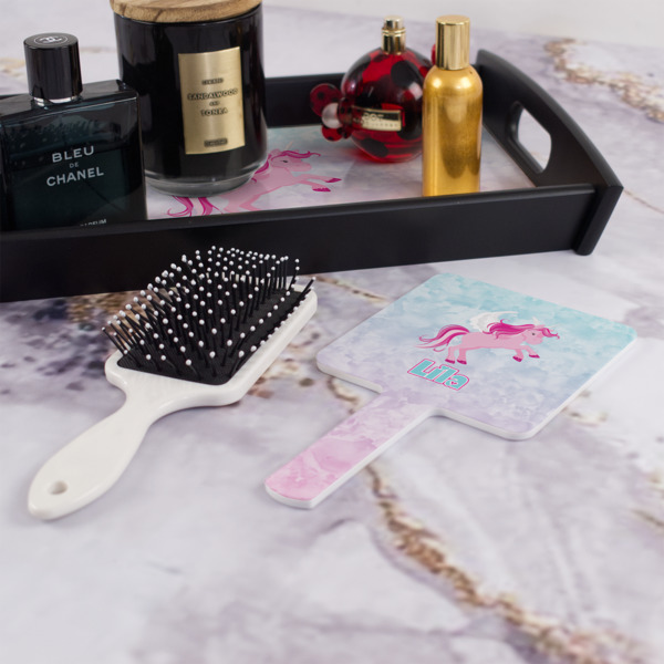 Custom Design - Hand Mirror - With Hair Brush
