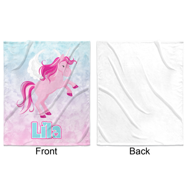 Custom Design - Minky Blanket - 50"x60" - Single Sided - Front & Back