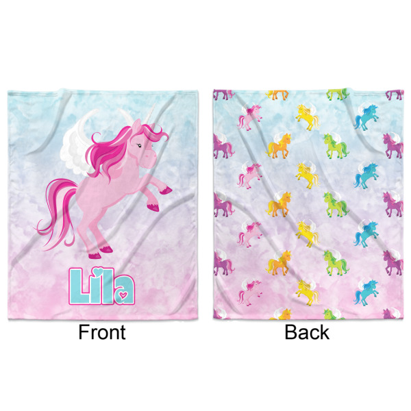 Custom Design - Minky Blanket - 50"x60" - Double Sided - Front & Back