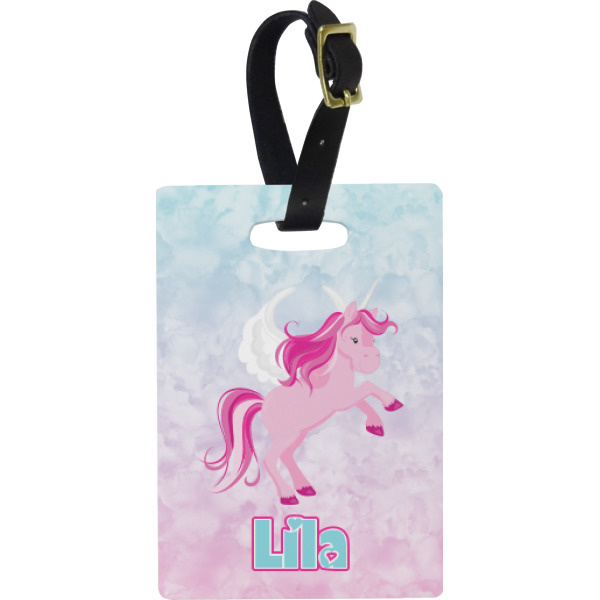Custom Design Your Own Plastic Luggage Tag - Rectangular