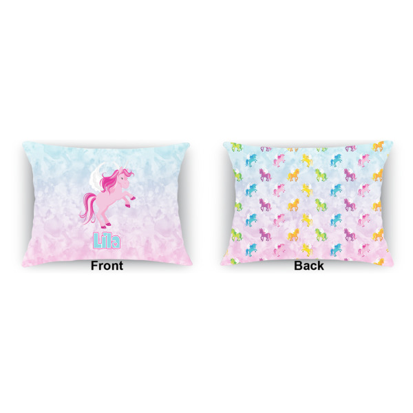 Custom Design - Indoor Rectangular Burlap Pillow (Front and Back)