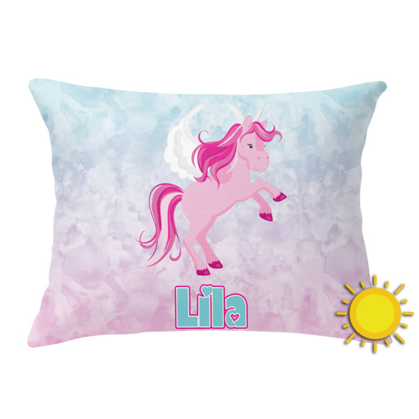 Custom Design Your Own Outdoor Throw Pillow - Rectangular