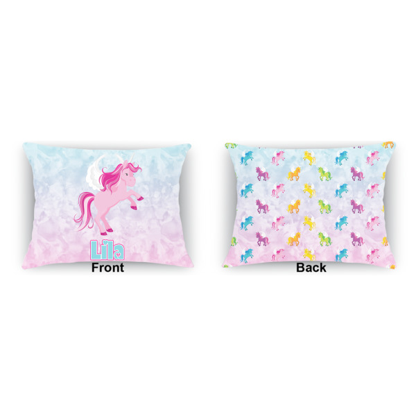 Custom Design - Outdoor Rectangular Throw Pillow (Front and Back)