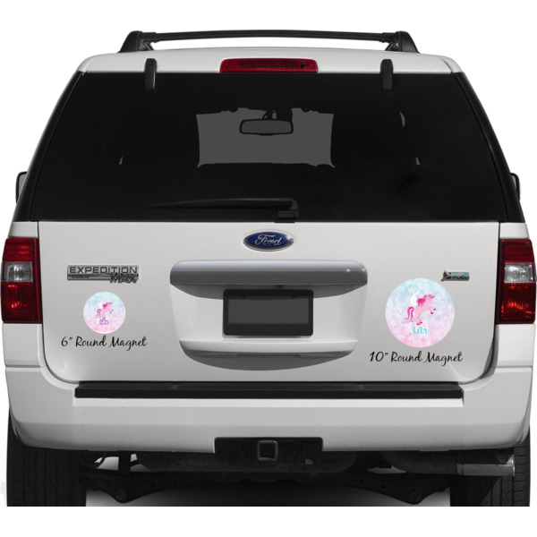 Custom Design - Personalized Car Magnets on Ford Explorer