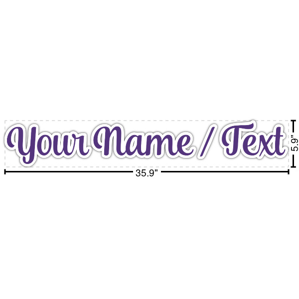 Custom Design Your Own Name/Text Decal - Medium