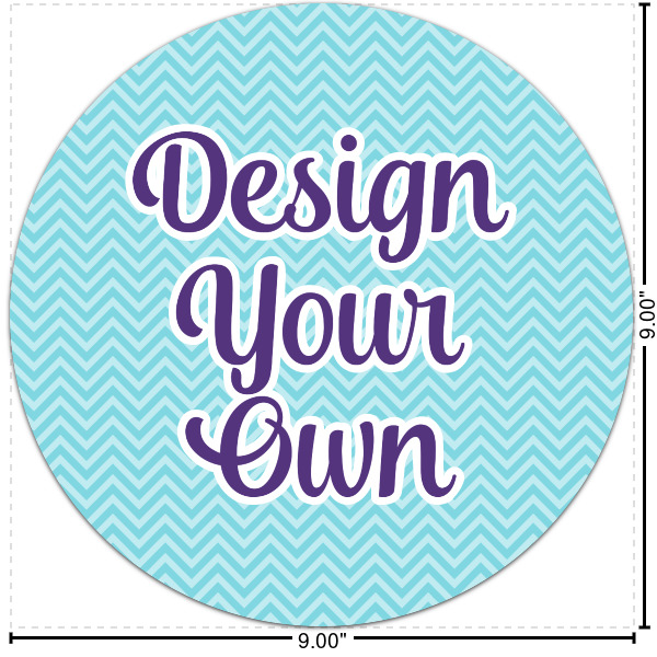 Custom Design Your Own Round Decal - Small
