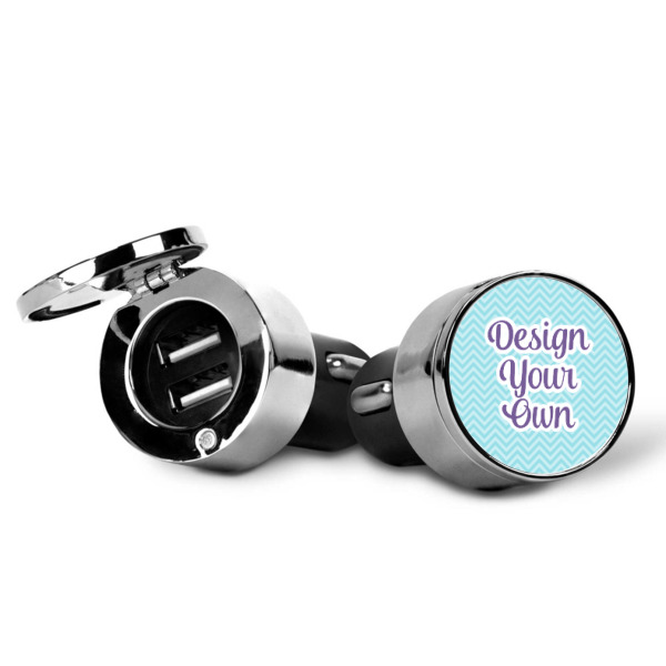 Custom Design - USB Car Charger - Open & Closed