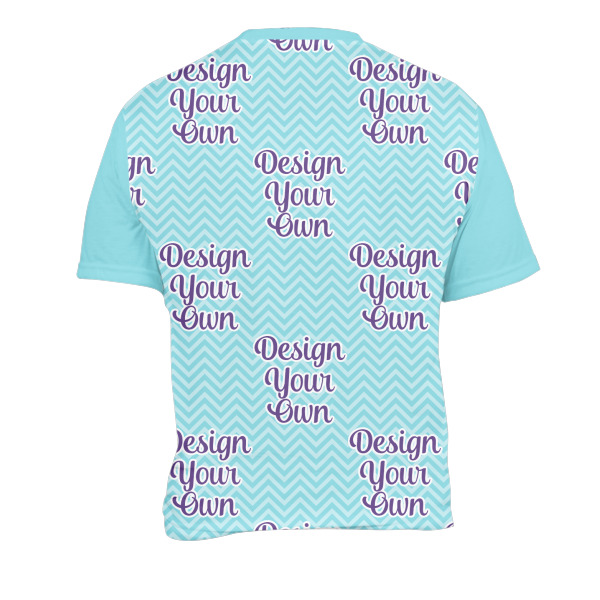 Custom Design - Men's Crew Neck T Shirt Medium - Back
