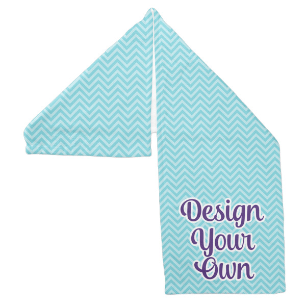 Custom Design - Sports Towel Folded - Both Sides Showing