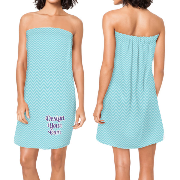 Custom Design - Custom Bath Wrap - Front & Back View