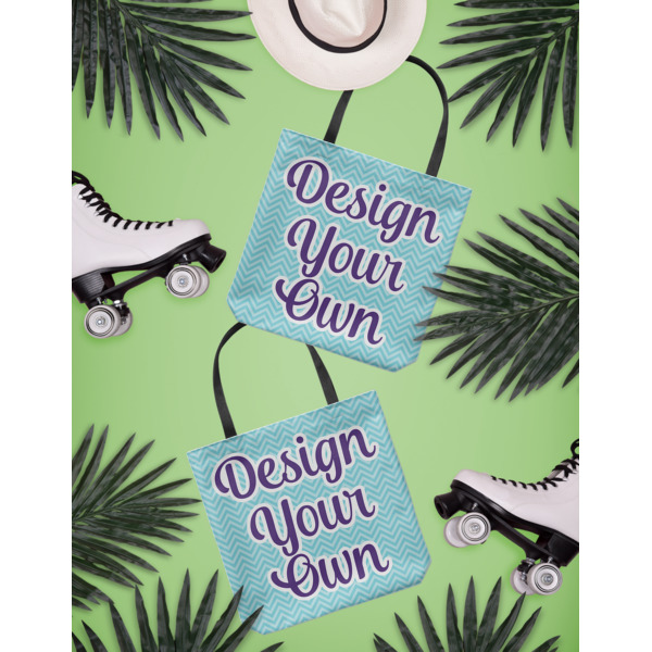 Custom Design - Canvas Tote Lifestyle Front and Back