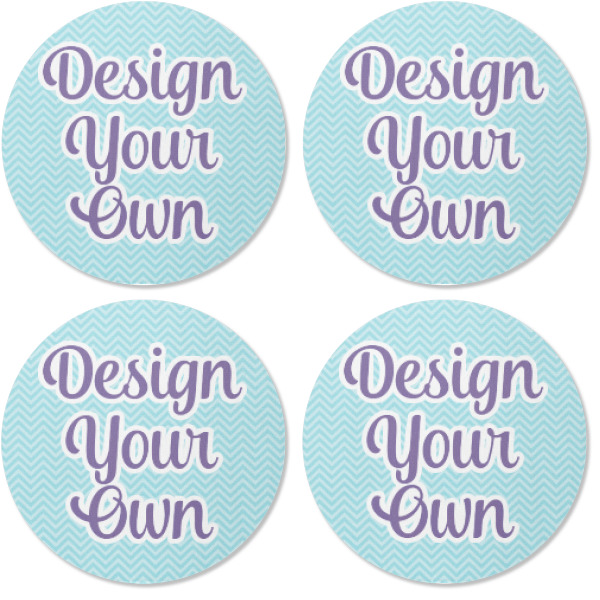 Custom Design - Coaster Round Rubber Back - Apvl