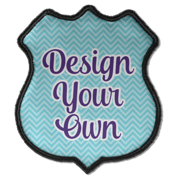 Custom Design - Iron On Patch - Shield - Style C - Front