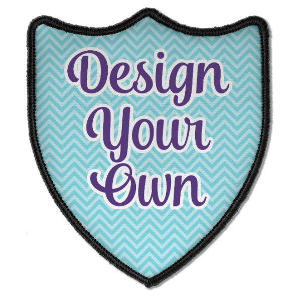 Custom Design - Iron On Patch - Shield - Style B - Front