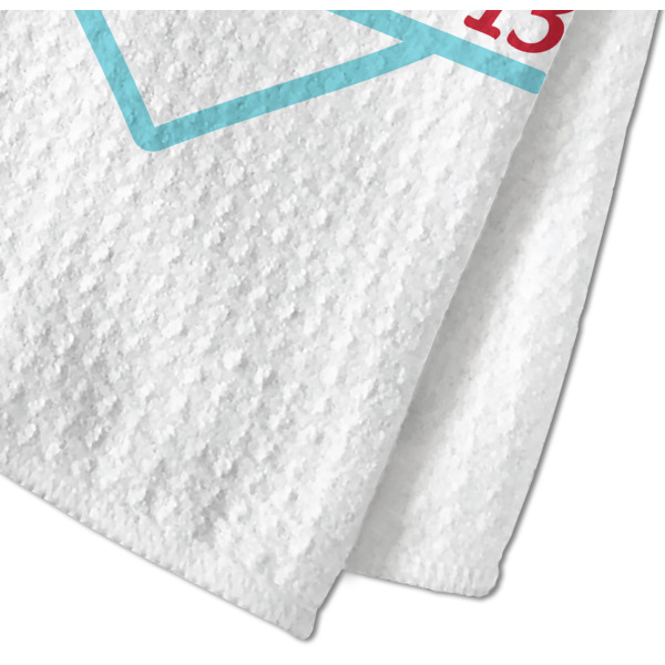 Custom Design - Waffle Weave Towel - Closeup of Material Image
