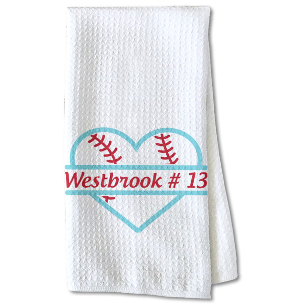 Custom Design - Waffle Towel - Partial Print Print Style Image