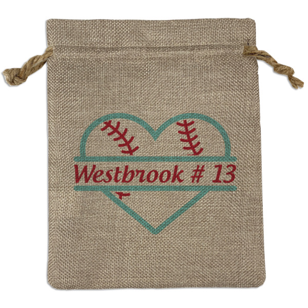 Custom Design Your Own Burlap Gift Bag