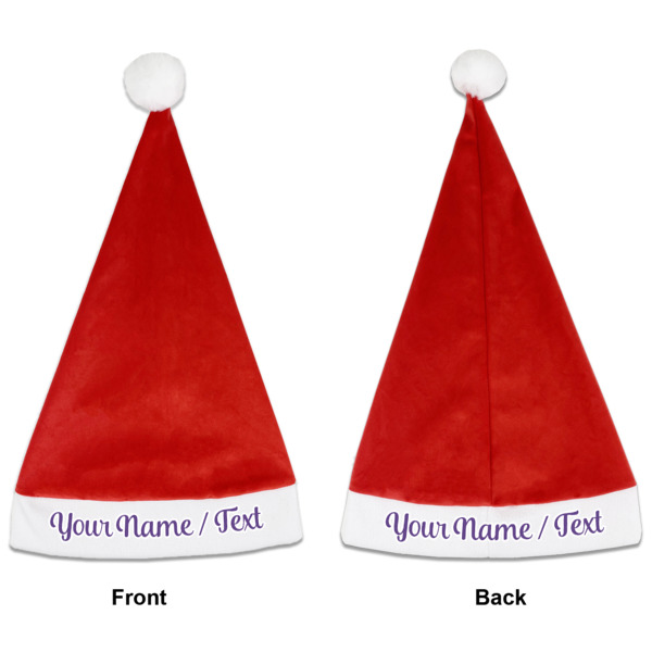 Custom Design - Santa Hats - Front and Back (Double Sided Print) APPROVAL