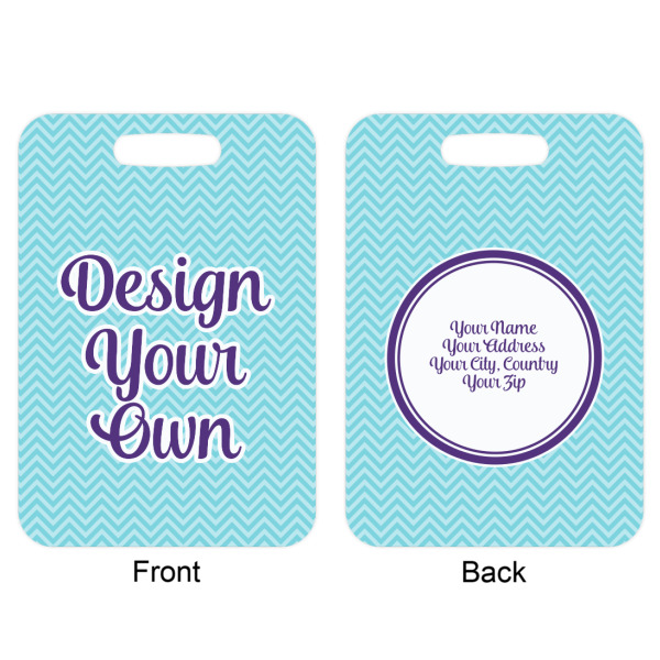 Custom Design - Metal Luggage Tag - Approval