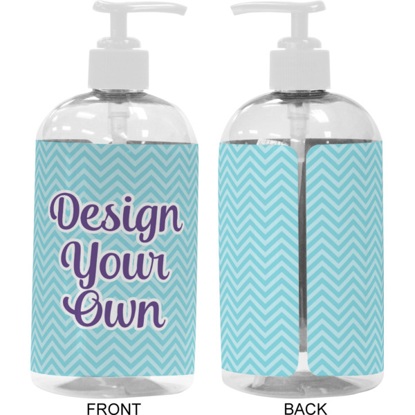 Custom Design - 16 oz Plastic Liquid Dispenser - Approval - White