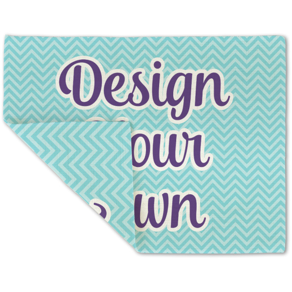 Custom Design - Linen Placemat - Folded Corner (double side)