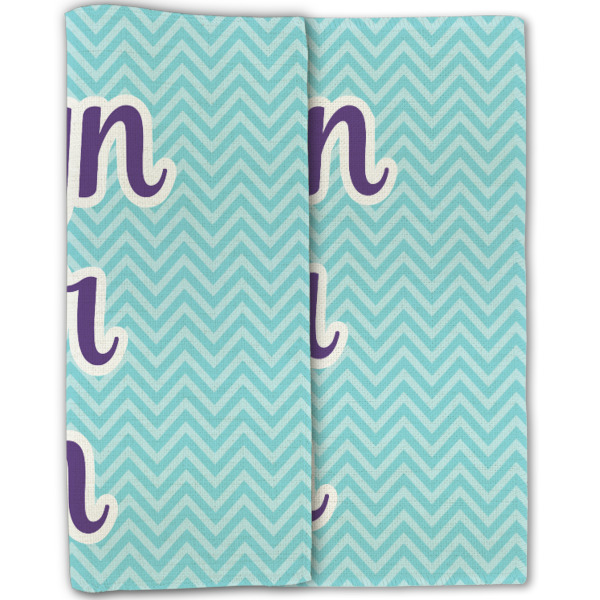 Custom Design - Linen Placemat - Double Sided - Folded Half