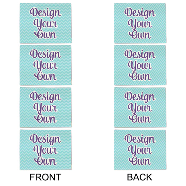 Custom Design - Linen Placemat - Double Sided - Approval - Set of 4