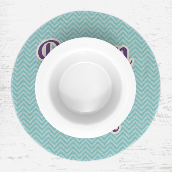 Custom Design - Round Linen Placemats - LIFESTYLE (single)