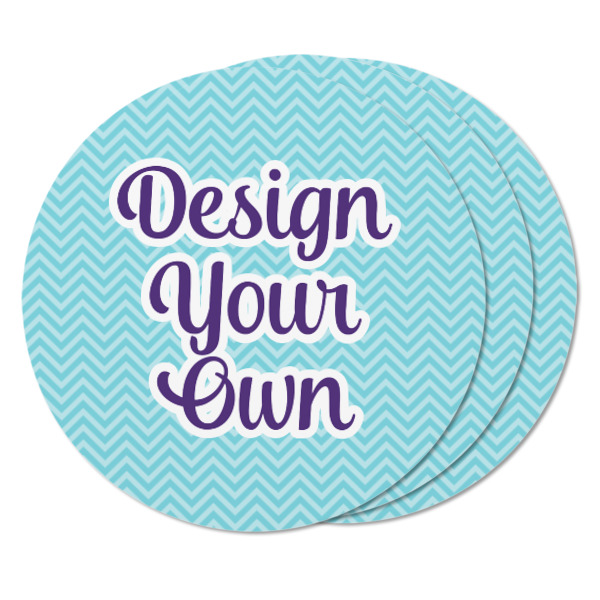 Custom Design - Round Fridge Magnet - THREE