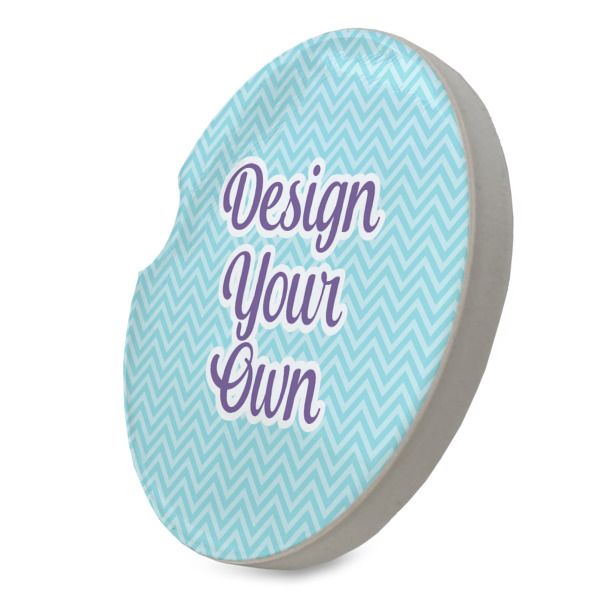 Custom Design - Sandstone Car Coaster - Standing Angle