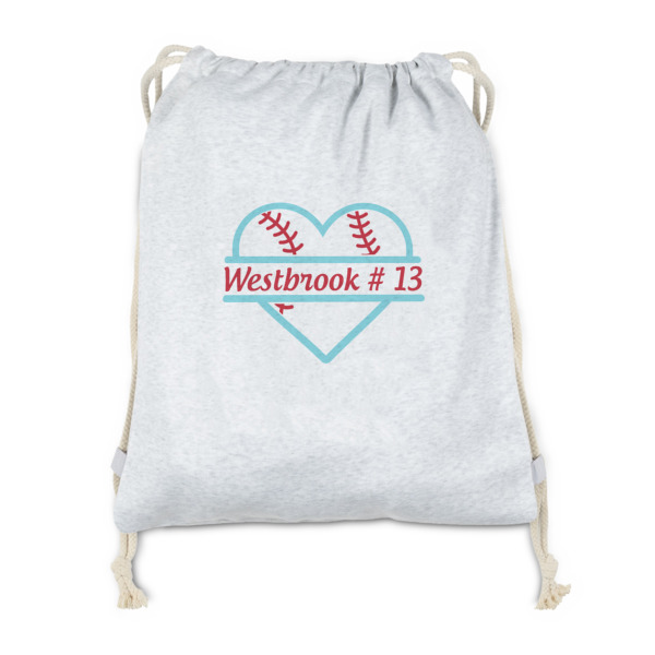 Custom Design Your Own Drawstring Backpack - Sweatshirt Fleece