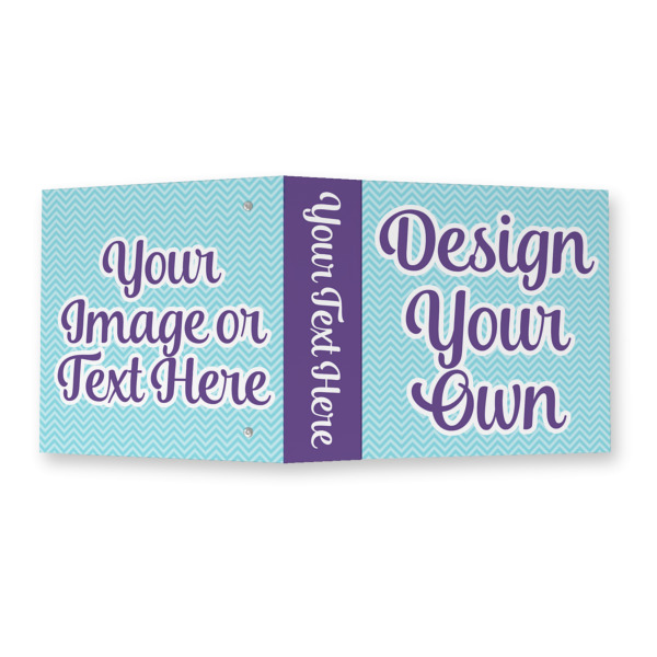 Custom Design - 3 Ring Binders - Full Wrap - 2" - Open Outside
