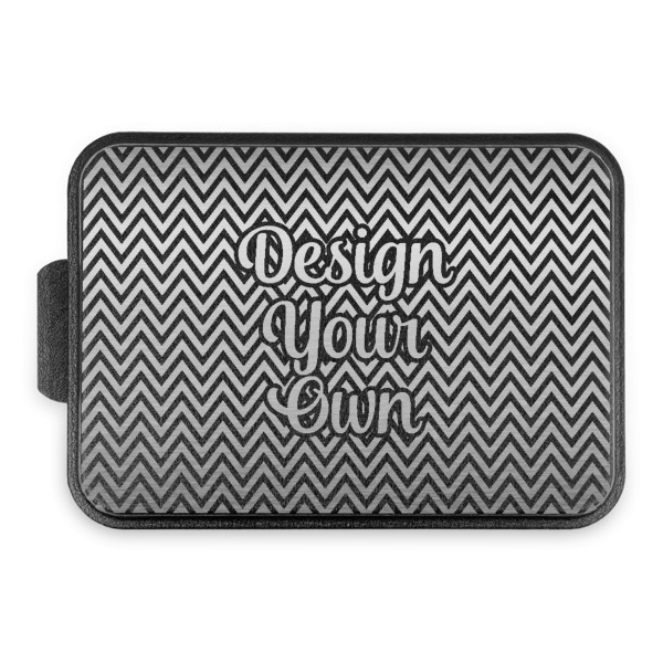 Custom Design - Aluminum Baking Pan - Black Lid - FRONT