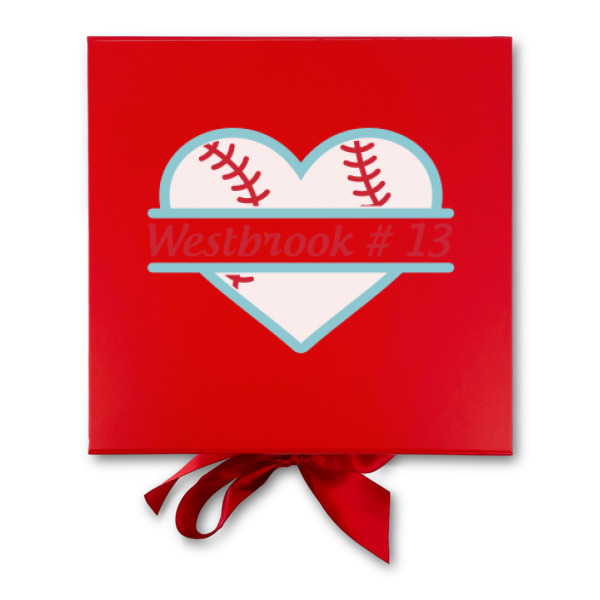 Custom Design - Gift Boxes with Magnetic Lid - Red - Approval