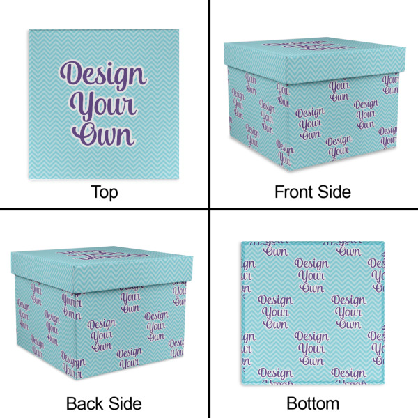 Custom Design - Gift Boxes with Lid - Canvas Wrapped - Large - Approval