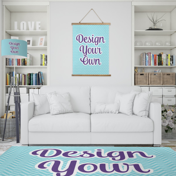 Custom Design - Wall Hanging Tapestry - Portrait - In Context