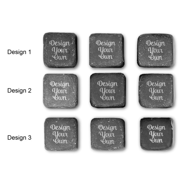 Custom Design - Whiskey Stones - Set of 9 - Approval