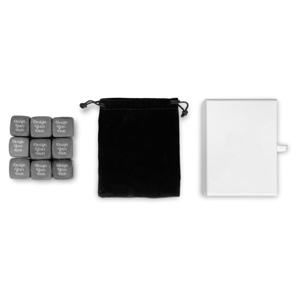 Custom Design - Whiskey Stones - Set of 9 - Content Packaging