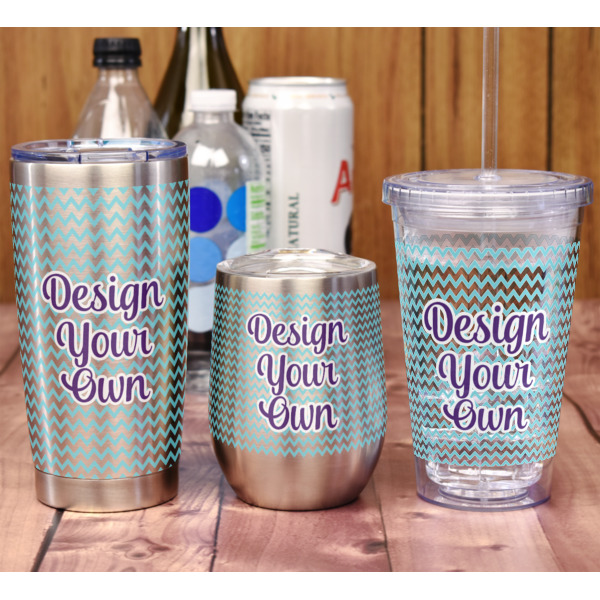 Custom Design - Acrylic Tumbler - Full Print - In Context