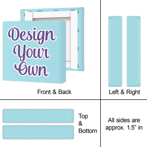 Custom Design - 8x8 - Canvas Print - Approval