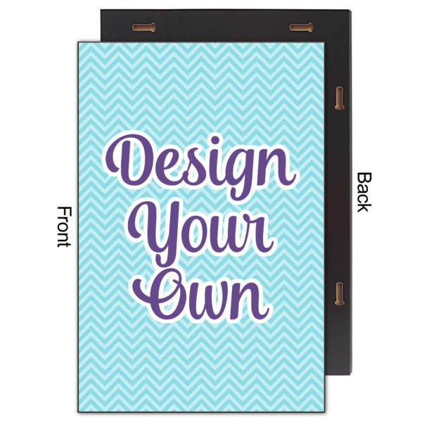 Custom Design - 20x30 Wood Print - Front & Back View