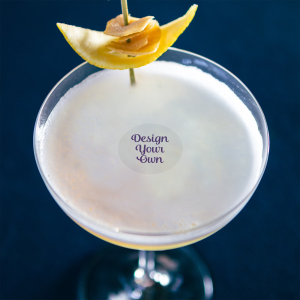 Custom Design - Printed Drink Topper - XSmall - In Context