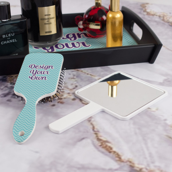Custom Design - Hair Brush - With Hand Mirror