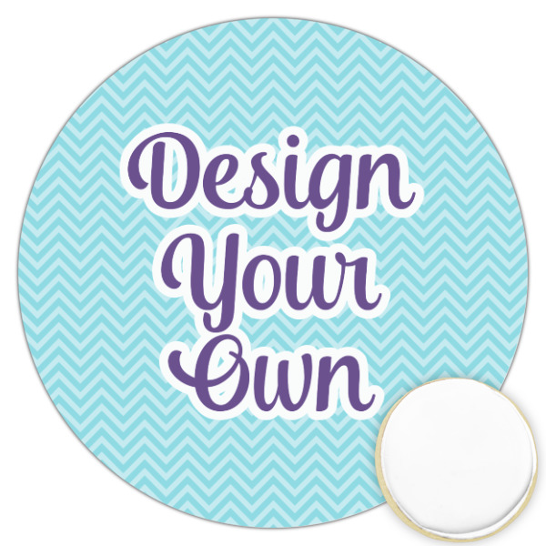 Custom Design Your Own Printed Cookie Topper - 3.25"